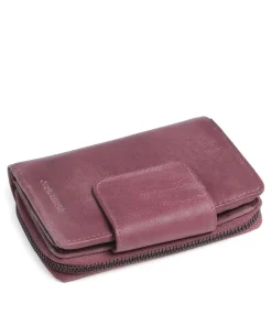 Nassau 511 Geldbörse genarbtes Leder aubergine