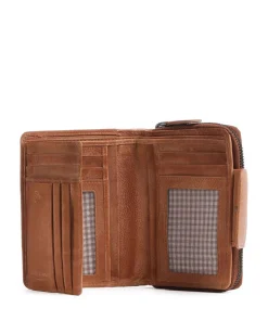 Nassau 511 Geldbörse genarbtes Leder cognac