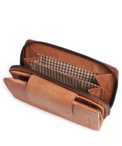 Nassau 511 Geldbörse genarbtes Leder cognac