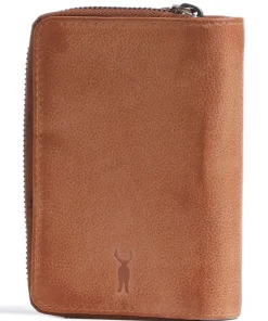 Nassau 511 Geldbörse genarbtes Leder cognac