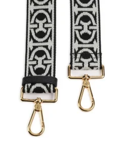 Nastro Monogram Schulterriemen Polyester weiß/schwarz