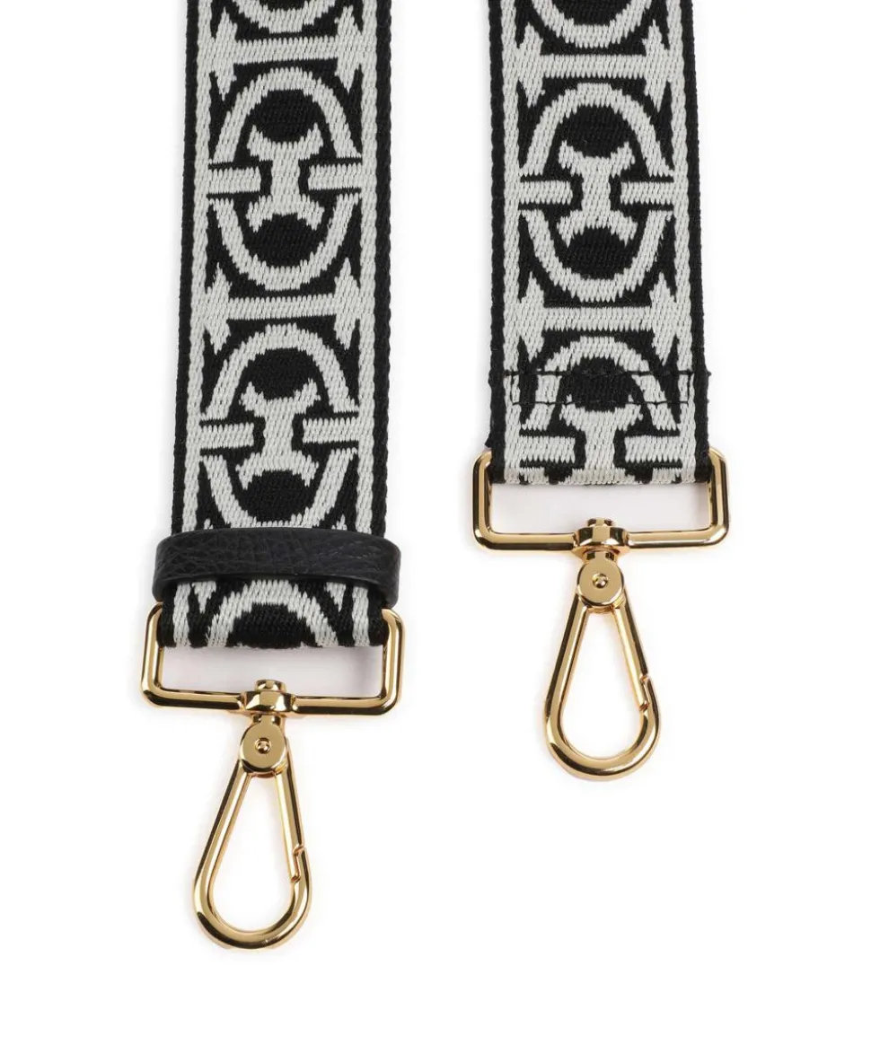 Nastro Monogram Schulterriemen Polyester weiß/schwarz