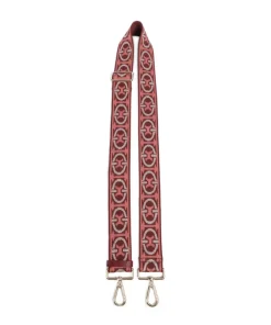 Nastro Monogram Tricolor Schulterriemen Polyester dunkelrot