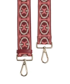 Nastro Monogram Tricolor Schulterriemen Polyester dunkelrot