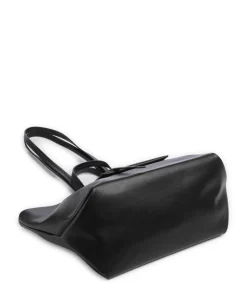 Natalie M Shopper Lederimitat schwarz