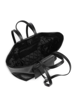 Natalie M Shopper Lederimitat schwarz