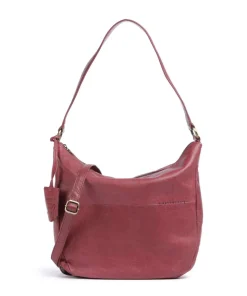 Natural Norah Beuteltasche genarbtes Rindsleder pink