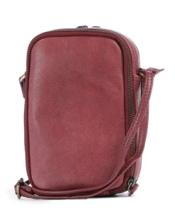 Natural Norah Handytasche genarbtes Rindsleder pink