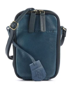 Natural Norah Handytasche genarbtes Rindsleder petrol