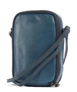 Natural Norah Handytasche genarbtes Rindsleder petrol