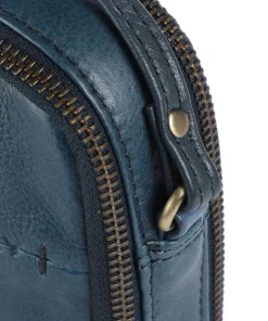 Natural Norah Handytasche genarbtes Rindsleder petrol