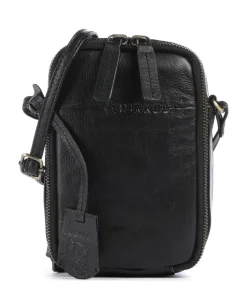 Natural Norah Handytasche genarbtes Rindsleder schwarz