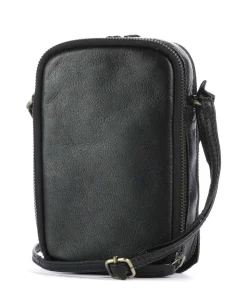 Natural Norah Handytasche genarbtes Rindsleder schwarz