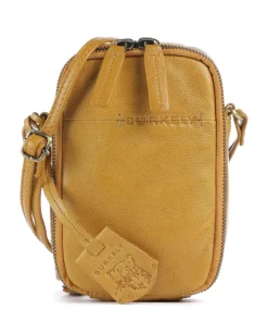 Natural Norah Handytasche genarbtes Rindsleder senfgelb