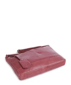 Natural Norah Umhängetasche Leder pink