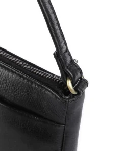 Natural Norah Umhängetasche Leder schwarz