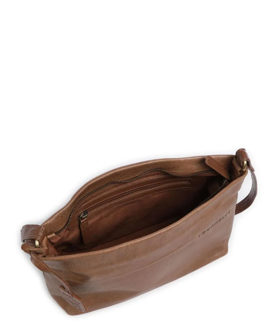 Natural Norah Umhängetasche Leder braun