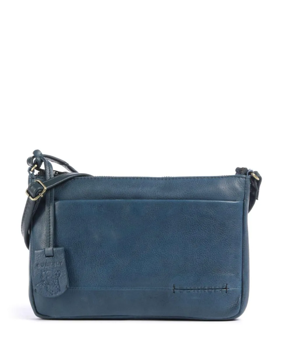 Natural Norah Umhängetasche Leder dunkelblau