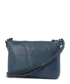 Natural Norah Umhängetasche Leder dunkelblau