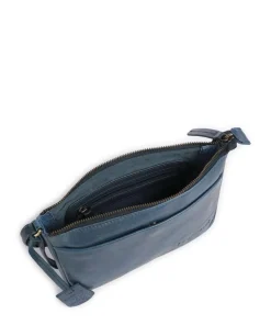 Natural Norah Umhängetasche Leder dunkelblau