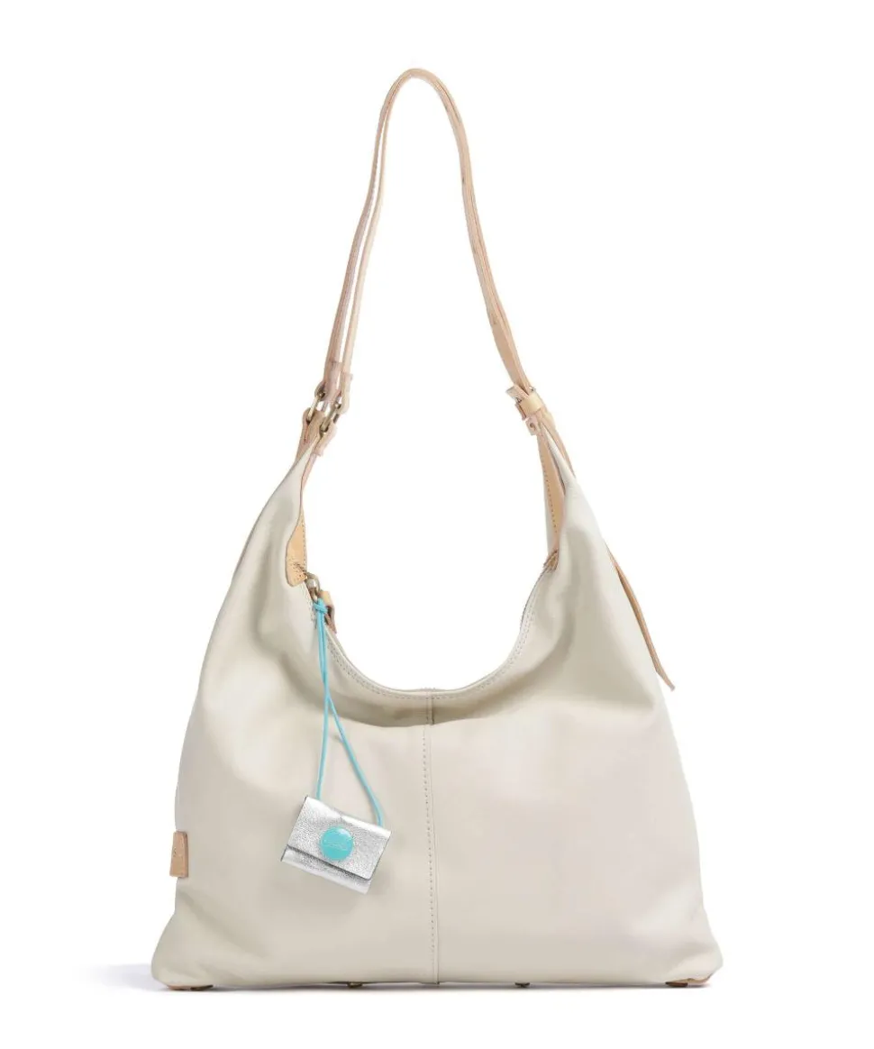 Naxos Clara Beuteltasche fein genarbtes Rindsleder beige