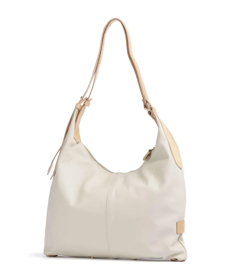 Naxos Clara Beuteltasche fein genarbtes Rindsleder beige