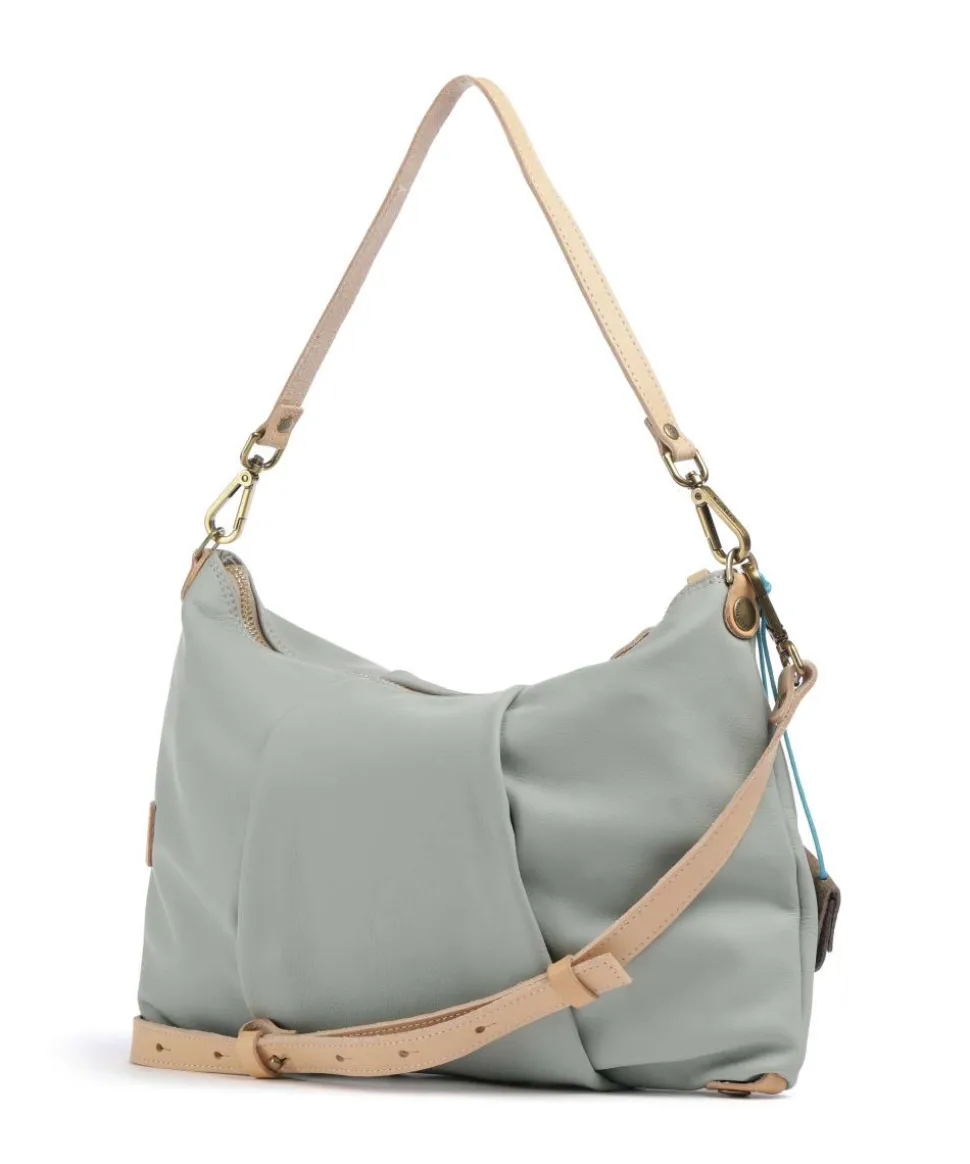 Naxos Mireya Beuteltasche Kalbsleder grün