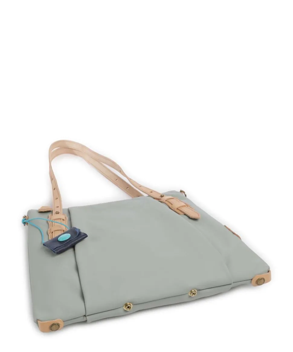 Naxos Yoana Shopper fein genarbtes Rindsleder grünblau