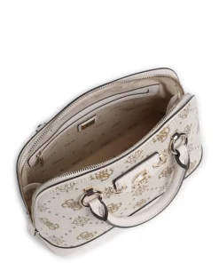 Neda 4G Peony Logo Handtasche Canvas creme