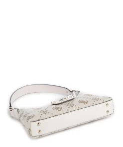 Neda 4G Peony Logo Schultertasche Canvas creme