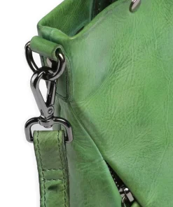 Nelson 3 Handtasche genarbtes Leder grün