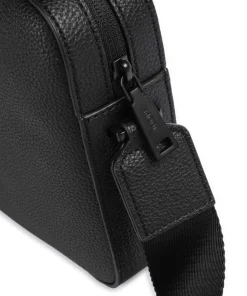 Nepezzano Pino Umhängetasche Lederimitat schwarz