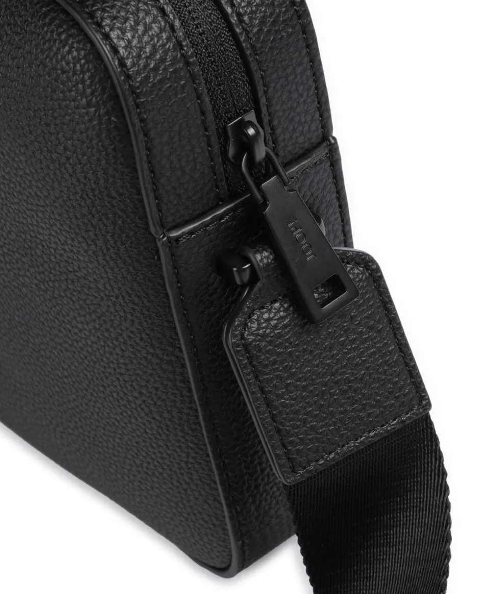 Nepezzano Pino Umhängetasche Lederimitat schwarz
