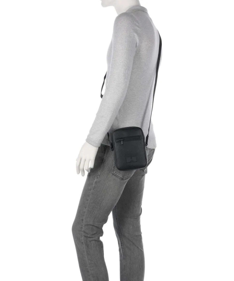 Nepezzano Rafael Umhängetasche Lederimitat schwarz