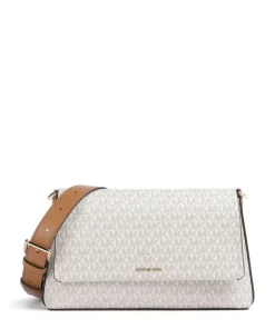 Nessa Large Schultertasche Lederimitat creme