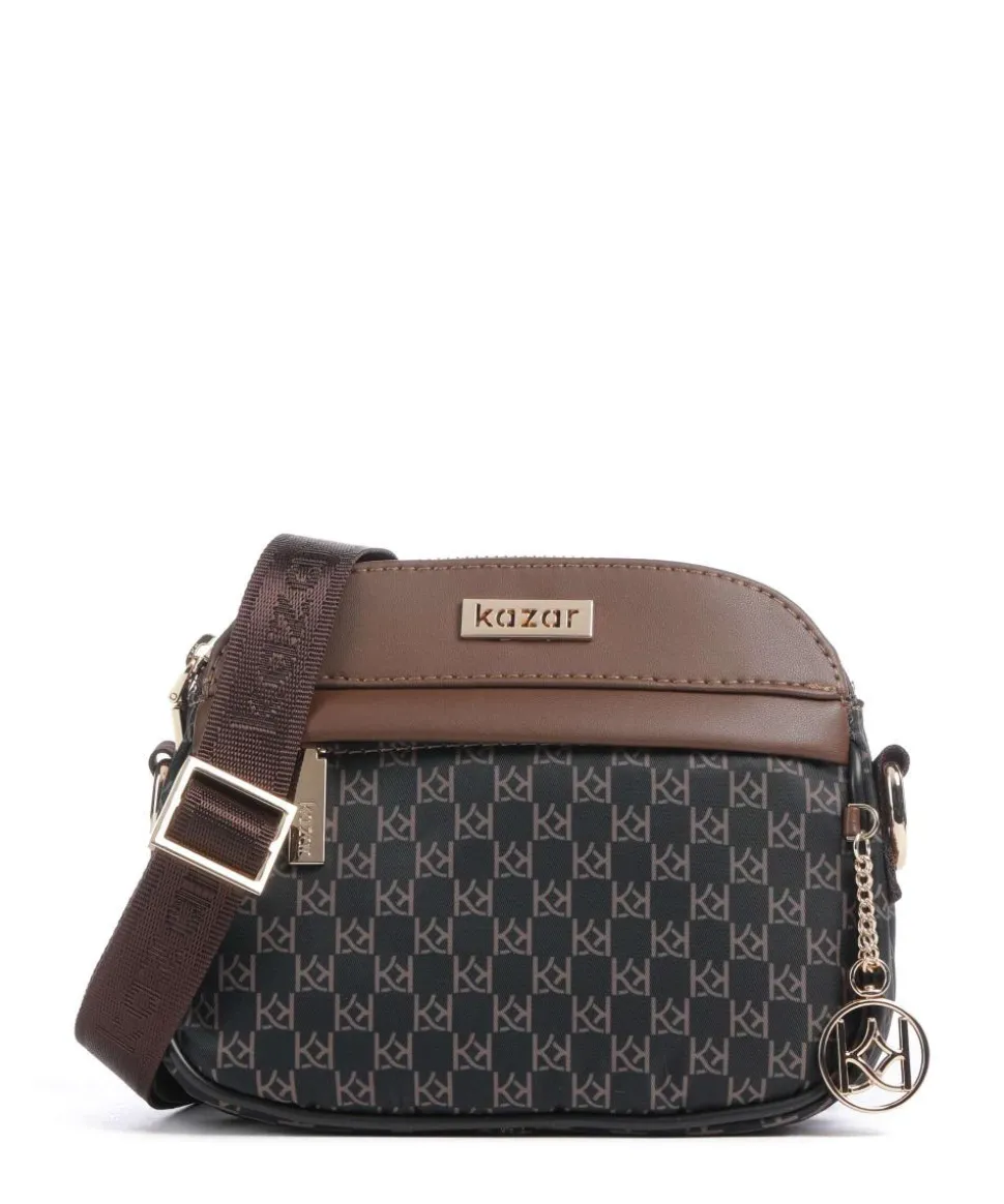 Netti Umhängetasche Textil schwarz/braun