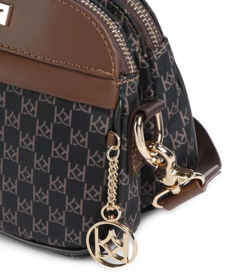 Netti Umhängetasche Textil schwarz/braun