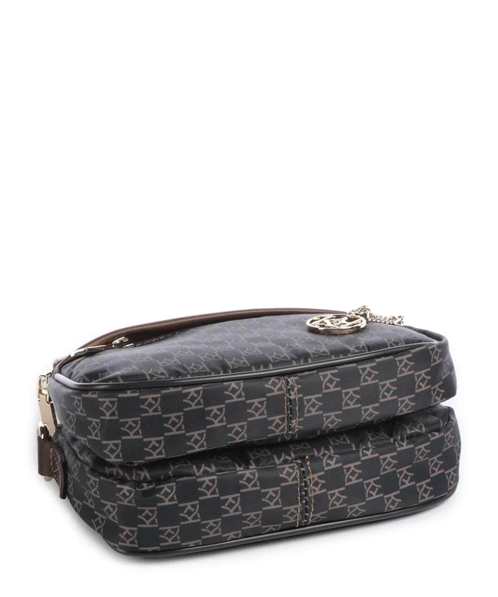 Netti Umhängetasche Textil schwarz/braun