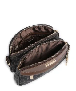 Netti Umhängetasche Textil schwarz/braun