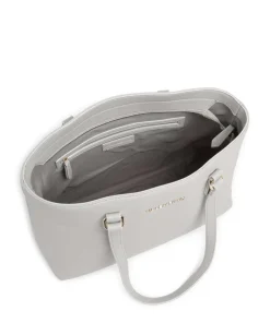 Never Shopper Lederimitat hellgrau