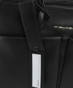 Nevet Shopper 13″ fein genarbtes Rindsleder schwarz