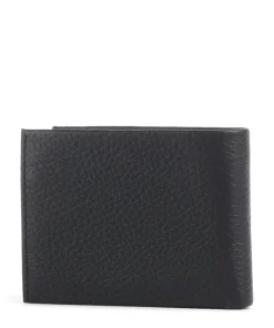 New Crosstown RFID Geldbörse genarbtes Rindsleder schwarz