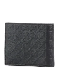 New Minorca Geldbörse geprägtes Kalbsleder schwarz