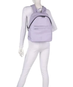 New York Laptop-Rucksack 15″ fein genarbtes Kalbsleder lavendel