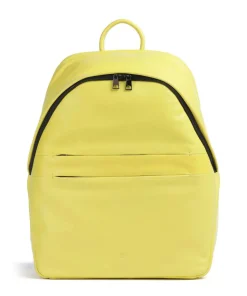 New York Laptop-Rucksack 15″ fein genarbtes Kalbsleder gelb