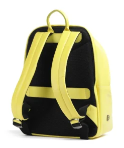 New York Laptop-Rucksack 15″ fein genarbtes Kalbsleder gelb
