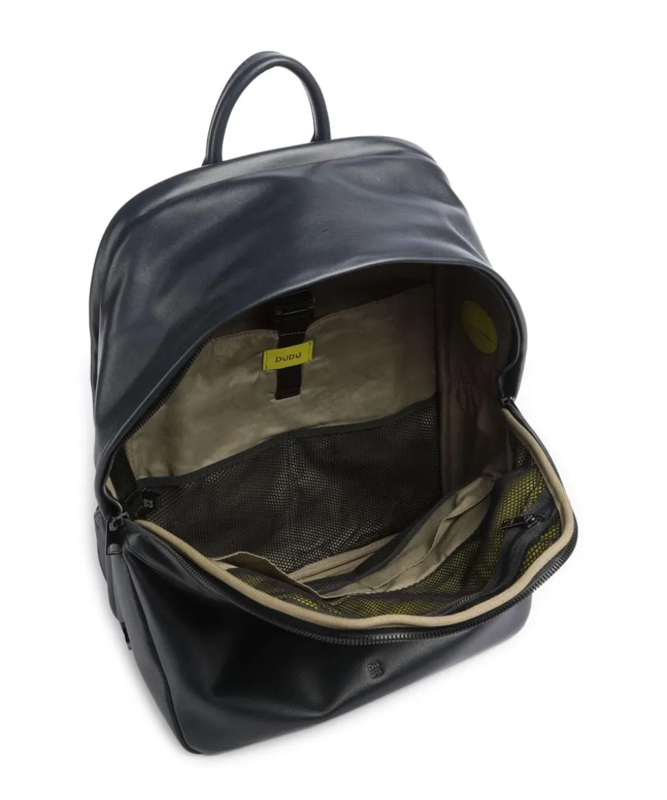 New York Laptop-Rucksack 15″ fein genarbtes Kalbsleder navy