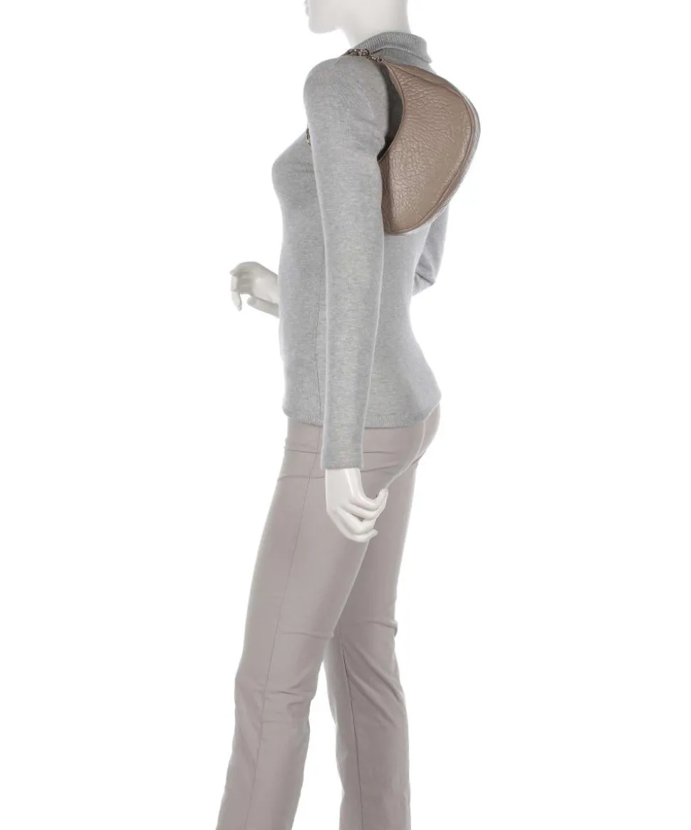 New Zealand Annabel Schultertasche genarbtes Leder taupe