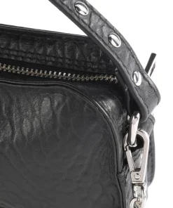 New Zealand Helena Umhängetasche geprägtes Leder schwarz