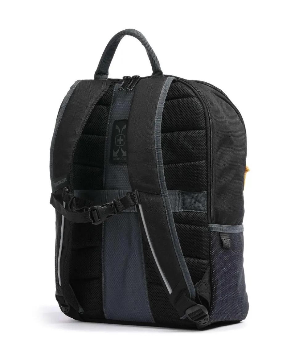Next Move Laptop-Rucksack 16″ recyceltes Polyester schwarz/grau